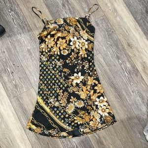 mini dress with slit